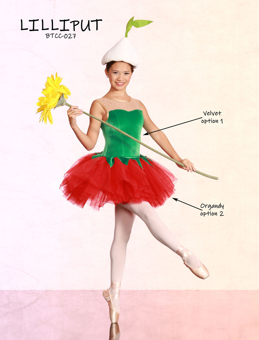 Ballet character dance costume