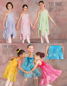 Lyrical dance costume lilac mint pink, Ballet recital dress pink turqoise yellow